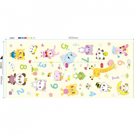 Covoras pentru Copii, Flippy, cu 2 Fete, Model Animale Marine/Exotice, din XPE+PE, Impermeabil, Antiderapant, Protectie Termica, +3 Luni, Pliabil, 180 x 200 x 1.5 cm, Multicolor [2]