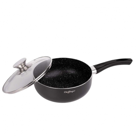 Cratita cu maner CF-SPL20, acoperire din marmura, 20cm [0]