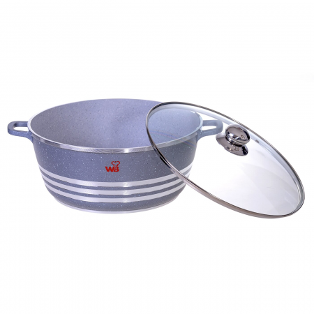 Cratita din aluminiu cu interior Marmorat BLAUMANN BL 003-28G [1]