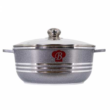 Pentru Casa si Camping - Cratita din aluminiu cu interior Marmorat BLAUMANN BL 003-28G