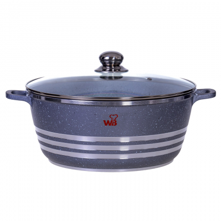 Pentru Casa si Camping - Cratita din aluminiu cu interior Marmorat BLAUMANN, BL 003-40S