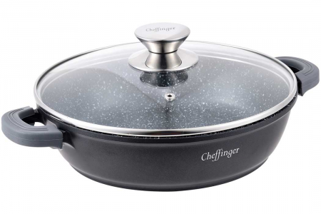 Cratita joasa cu capac CF-SC36, acoperire din marmura, 36 cm / 6.8 L [2]