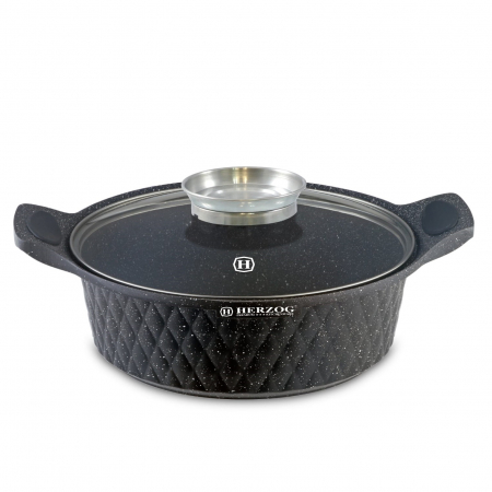 Pentru Casa si Camping - Cratita joasa diamond HR-5220, 28cm/4L