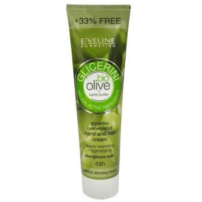 Sub 99 Lei - Crema pentru Maini, Eveline, Glicerina 100 ml Olive