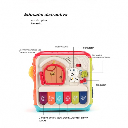 Cub activitati, 6 in 1, Flippy [6]