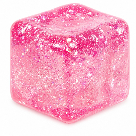 Jucării, copii și bebe - Cub Fidget 3D, Flippy, Model Cub Stele, Jucarie Antistres pentru Copii/Adulti, Comprimabil cu Revenire Lenta, 3x3x3 cm, Roz