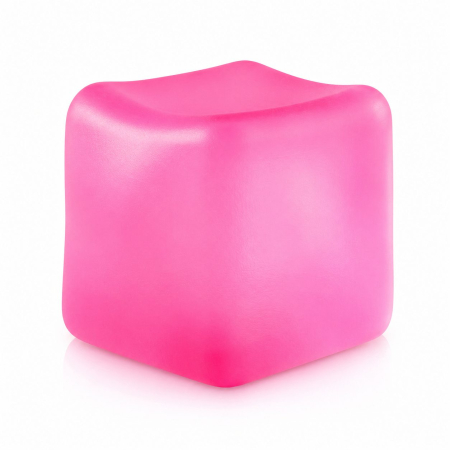 Jucarii, Copii & Bebe - Cub Needoh de Gheata, Flippy, Jucarie Antistres din Maltoza, 70 g, 3.5x3.5x3.5 cm, Comprimabil cu Revenire Lenta, Roz