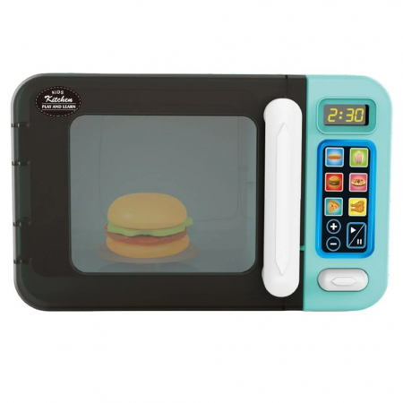 Seturi de joaca - Lichidare Cuptor cu microunde, Little Chef, cu sunete si lumini, 28 x 17 x 20 cm