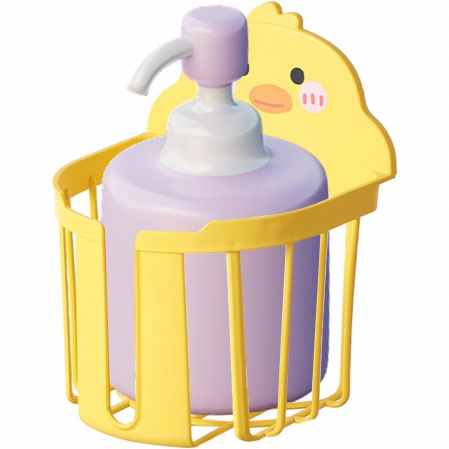 Cutie de Depozitare, Flippy, din Plastic, Montare pe Perete, Model Ratusca, 17.5x13.5x12 cm, Galben [2]