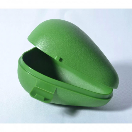 Cutie de depozitare si pastrare a alimentelor, Plastic, Flippy, Model Avocado, 8.4x8.4x12.3 cm, Verde [4]