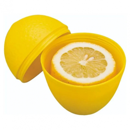 Cutie de depozitare si pastrare a alimentelor, Plastic, Flippy, Model Lamaie, 8x8x11 cm, Galbena [2]