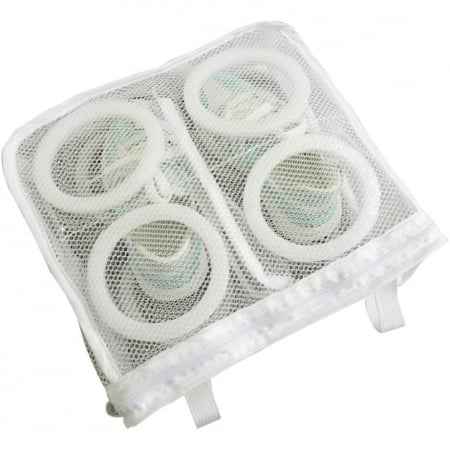 Sub 99 Lei - Lichidare Sac pentru Spalare Incaltaminte, Flippy, pentru Masina de Spalat, 28x24.5x8 cm, Alb -