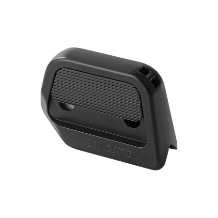 Pentru Casa si Camping - Cutter Portabil, Flippy, din ABS, Magnetic, Lama Ceramica, Autoretractabila, Universal, Negru