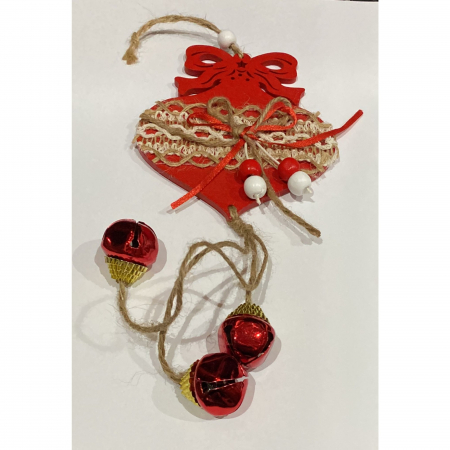 Decoratiuni, ornamente si articole Craciun - Decoratiune de Craciun din lemn