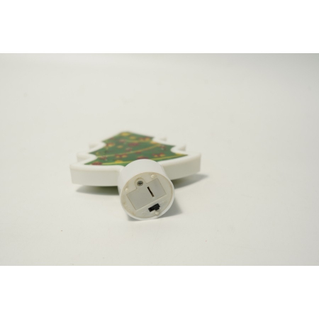 Decoratiune luminoasa 3D, Tip brad mic, cu baterii [1]