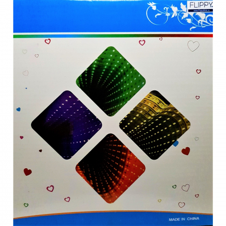 Decoratiune Luminoasa cu Baterii/USB Neon Model Norisor 20 cm Alb Rece [4]