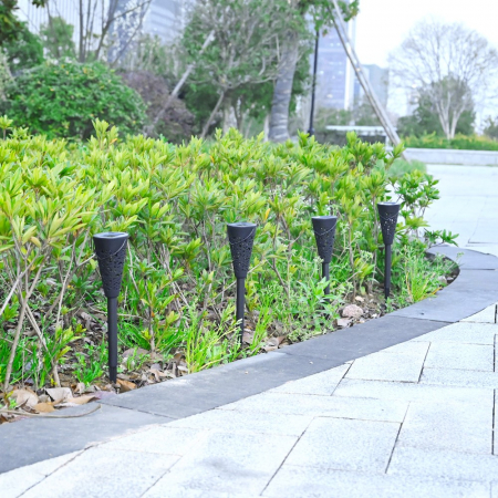 Decoratiune Solara pentru Gradina, Flippy, Tip Torta, Alb Rece [2]