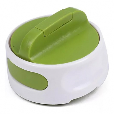 Bucatarie si electrocasnice - Desfacator Manual de Conserve si Sticle, Flippy, 6.8 x 4.8 cm, din ABS + Otel, Verde/Alb