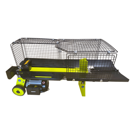 Drujbe, fierastraie electrice - Despicator electric pentru lemne/busteni MESTERINO TOOLS MT-65553, forta 4 tone, motor 1500 W, cusca de protectie