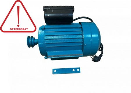 Motoare electrice - DETERIORAT - Motor electric monofazat Broman, 2200 W, 1500 rpm, 2 condensatori, corp fonta - Copie