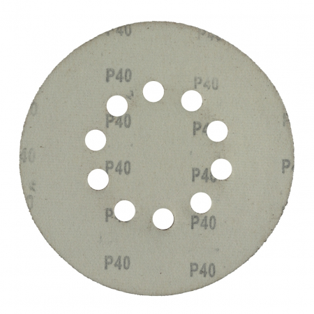 Disc abraziv pentru slefuitor cu excentric KD225.40 PROCRAFT (Set 10 buc)Diametru: 225 mm , Granulatie: P40 [2]