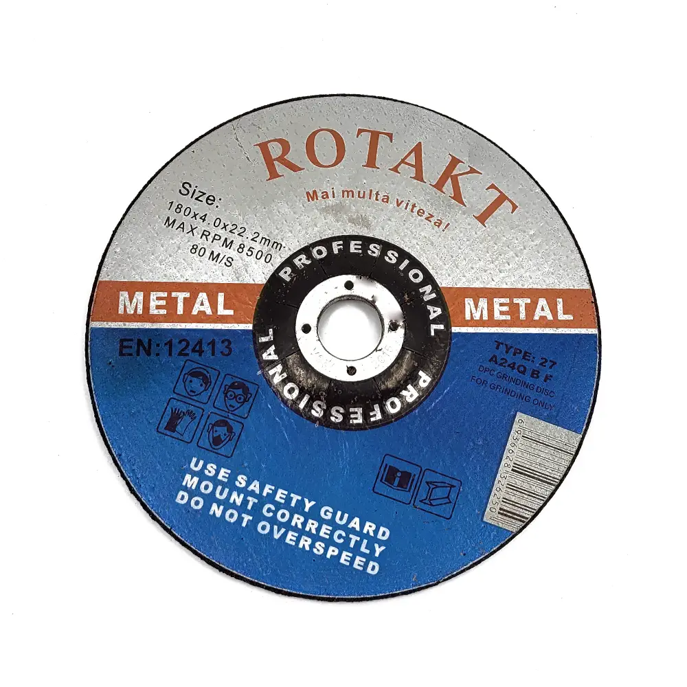 Accesorii si consumabile rotakt - DISC ABRAZIV POLIZARE METAL DEGAJAT 180X4X22.2