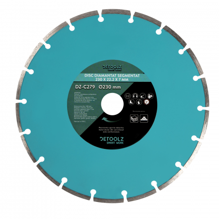 Bricolaj - Disc diamantat segmentat 230x25.4x7mm