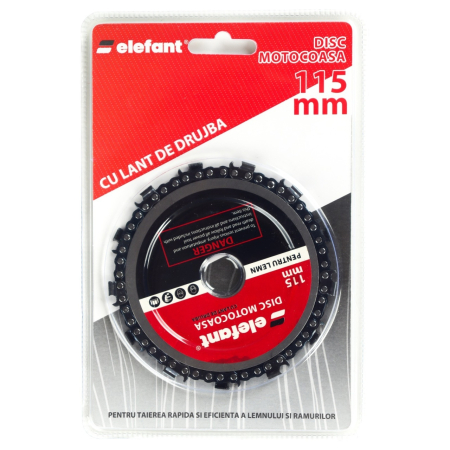 Consumabile, piese și accesorii - Disc flex cu lant de drujba 115 mm ELEFANT