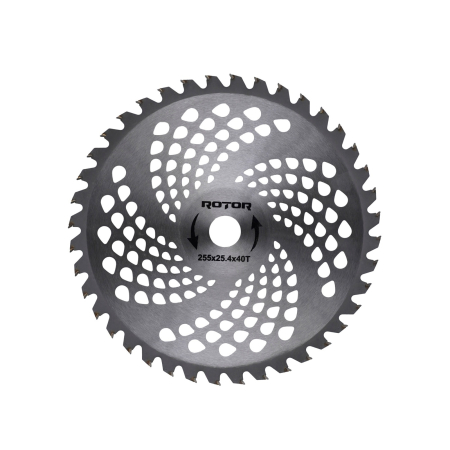 Consumabile, piese și accesorii - Disc motocoasa 40T cu Vidia 255x25,4x1,3 mm ROTOR