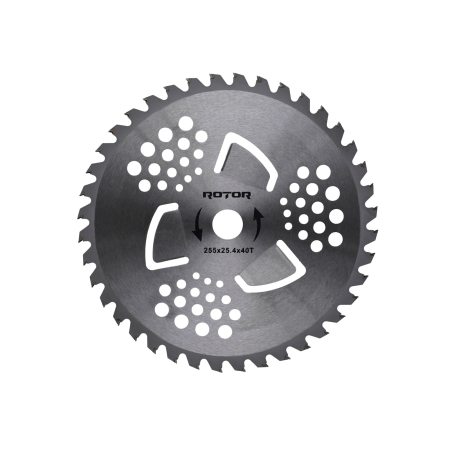 Consumabile, piese și accesorii - Disc motocoasa 40T cu Vidia si aripioare 255x25,4x1,3 mm ROTOR