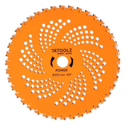 Sub 99 Lei - Disc motocositoare 40T Vidia, 255 x 25.4 x 2 mm, Power