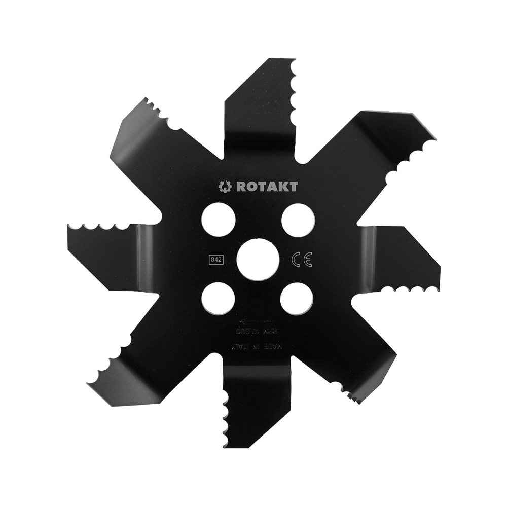 Accesorii motocositori, trimmere electrice - Disc mulcire Rotakt DRAGON RTDI042 250x25,4x3mm, Otel