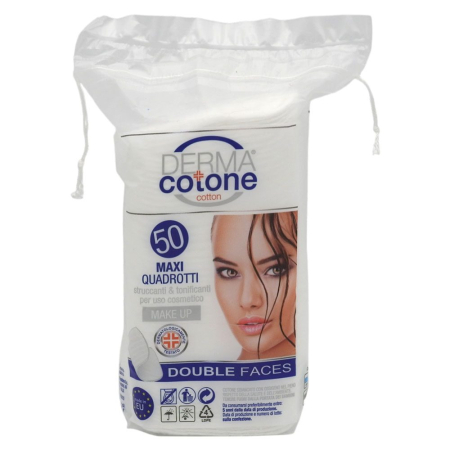 Sub 99 Lei - Dischete, Derma Cotone, Demachiante 50 buc Patrate