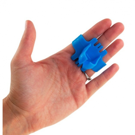 Dispozitiv de Legat Baloane, Flippy, din Plastic, pentru Mana, 6.5 x 5.5 cm, Albastru [4]