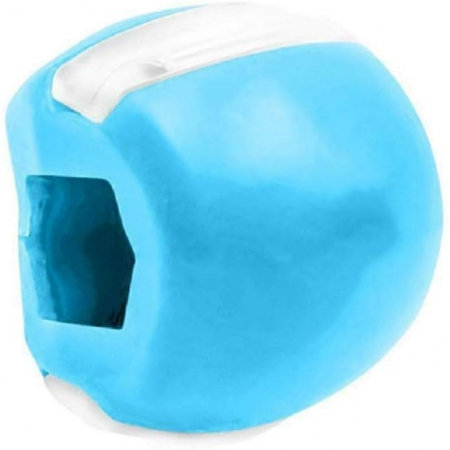 Dispozitiv de Tonifiere Faciala, Flippy, din Silicon, Corectare Mandibula/Maxilar, Albastru [3]