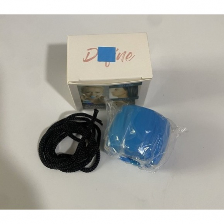 Dispozitiv de Tonifiere Faciala, Flippy, din Silicon, Corectare Mandibula/Maxilar, Albastru [5]