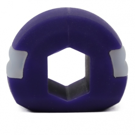 Sub 99 Lei - Dispozitiv de Tonifiere Faciala, Flippy, din Silicon, Corectare Mandibula/Maxilar, Mov