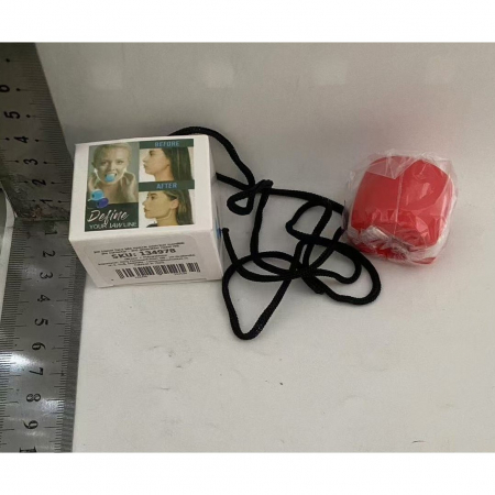 Dispozitiv de Tonifiere Faciala, Flippy, din Silicon, Corectare Mandibula/Maxilar, Rosu [4]