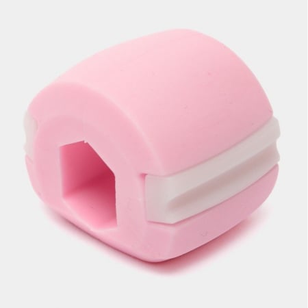Dispozitiv de Tonifiere Faciala, Flippy, din Silicon, Corectare Mandibula/Maxilar, Roz [1]