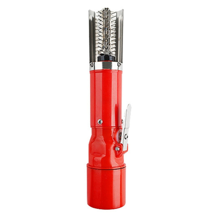 Casă și camping - Dispozitiv Electric de Curatare Solzi Peste, Flippy, din Otel Inoxidabil, 28 x 5 cm, Rosu