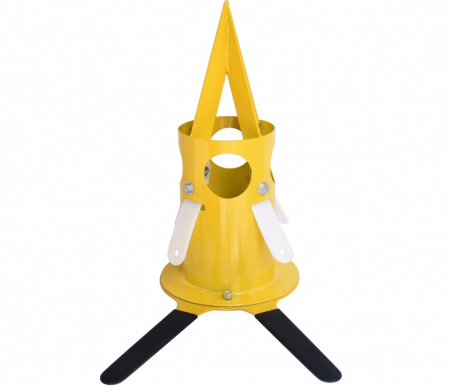 Dozator pentru saci Big Bag, 200-600 kg/min, diametru 180 mm, galben [0]