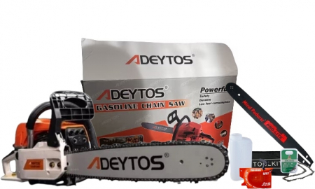 Drujba benzia, cu lant, Deytos 5200, 2.2 KW, 3 CP, lama 40 cm + Demaror de rezerva [0]