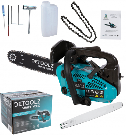 Drujba constructii Detoolz DZ-D117-S001-G01 E5, 25.4 CC, 1.22 Cp, lama 2 x 30 cm [0]