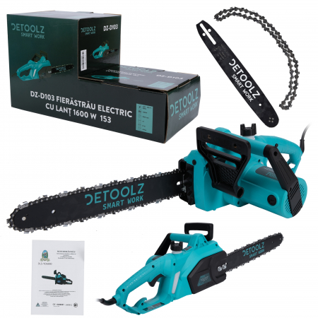 Drujba electrica Detoolz DZ-D103, 1600 W, lama 40 cm [0]
