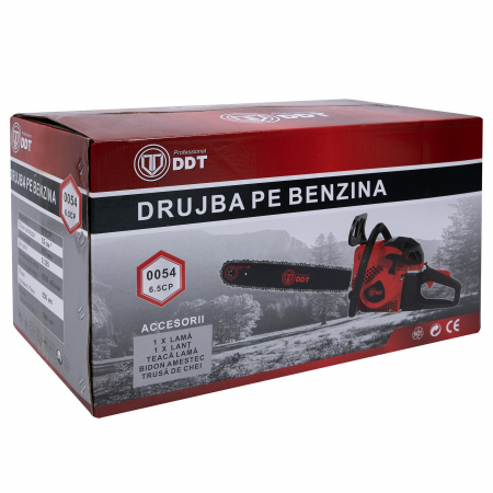 Drujba pe benzina DDT 0054, 52 CC, 6.5 Cp, lama 2 x 40 cm [5]