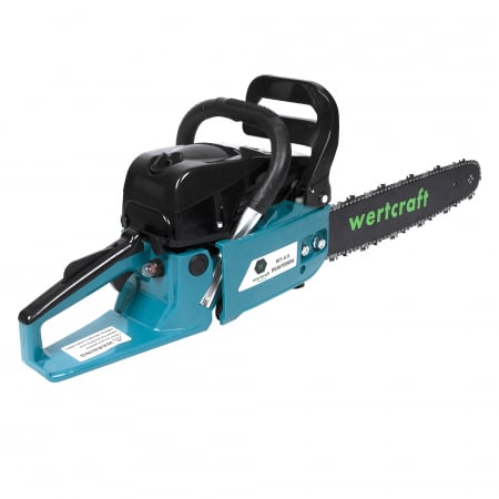 Drujba pe benzina Wertcraft, 5 CP, 52 CC, 2 timpi, 2 x lama 40 cm, 2 x lant, demaror Easy Start, aprindere electronica [3]
