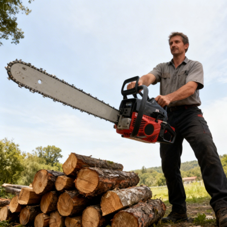 Drujba pe benzina Wertcraft AGR CS-5200, 52cc, 2.85 CP, Lama 40 CM [1]