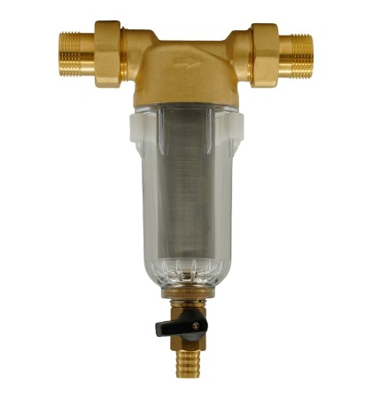 F-PF-B01 Filtru apa cu purjare din alama cu sita inox FLOW [3]