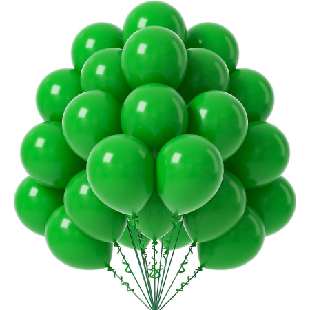Lichidare Set 12 Baloane, Flippy, din Latex Standard, 25 cm, Verde [5]