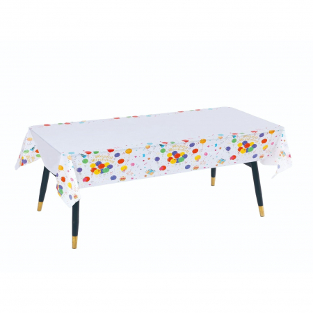 Articole petrecere - Fata de Masa Dreptunghiulara, Flippy, Impermeabila, Anti-pete, pentru Petreceri, 180 x 108 cm, Multicolor